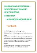 Maternal-Newborn Nursing Test Bank &vert; Murray 8th Ed MCQs &plus; Rationales &vert; OB Nursing NCLEX Questions &vert; Women&rsquo;s Health Study Guide 2026