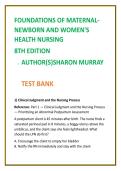 Maternal-Newborn Nursing Test Bank &vert; Murray 8th Ed MCQs &vert; Women&rsquo;s Health OB NCLEX Questions &vert; Nursing TestBank2026 Fundamentals