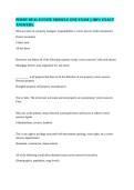PERRY REAL ESTATE MODULE ONE EXAM &vert;&vert; 100&percnt; EXACT ANSWERS&period;