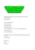 BSN 225 Culture BSN 225&semi;BSN 225 Sherpath - Nutrition Assess and Recognize Cues QUESTIONS AND ANSWERS&period; 100&percnt; GUARANTEED PASS