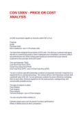 CON 1300V - PRICE OR COST ANALYSIS