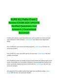 NURS 611 Patho Exam 2 Review EXAM 2025 UPDATE Verified Questions And Answers Guaranteed Success&period;