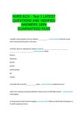 NURS 611V - Test 1LATEST QUESTIONS AND VERIFIED ANSWERS 100- GUARANTEED PASS&period;