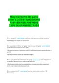 Maryville NURS 611 patho exam 1 LATEST QUESTIONS AND VERIFIED ANSWERS 100- GUARANTEED PASS&period;