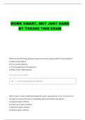 F 80 EXAM QUESTIONS AND CORRECT ANSWERS