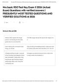 Nra basic RSO Test Key Exam &vert;&vert; 2026 &lpar;Actual Exam&rpar; Questions with verified Answers &vert; FREQUENTLY MOST TESTED QUESTIONS AND VERIFIED SOLUTIONS &commat; 2026
