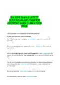 Bio 1100 Exam 4 LATEST QUESTIONS AND VERIFIED ANSWERS 100- GUARANTEED PASS&period;