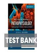 TEST BANK FOR McCance & Huether&rsquo;s Pathophysiology&comma; 9th Edition by Julia Rogers ISBN&colon; 9780323789875 ALL CHAPTERS COVERED COMPLETE GUIDE 100 &percnt; VERIFIED A&plus; GRADE ASSURED &excl;&excl;&excl;&excl;NEW LATEST UPDATE&excl;&excl;&excl;&excl;GUARANTEED PASSING&excl;&excl;&excl;&excl;SUCCESS&excl;&excl;&excl;&excl;