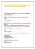 NRNP6665 FINAL EXAM VERSION 1&sol; NRNP6665 WEEK 11 FINAL EXAM QUESTIONS AND ANSWERS&Tab; 