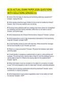 GCSS ACTUAL EXAM PAPER 2026 QUESTIONS WITH SOLUTIONS GRADED A&plus;