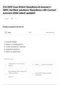 CM 2215 Coss EXAM Questions & Answers &vert; 100&percnt; Verified solutions &vert;Questions with Correct Answers 2026 latest update&excl;&excl;