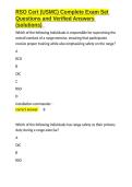 RSO Cert &lpar;USMC&rpar; Complete Exam Set Questions and Verified Answers &lpar;solutions&rpar;&period;docx
