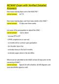 MCMAP Exam with Verified Detailed Answers&period;docx