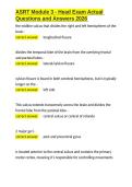 ASRT Module 3 - Head Exam Actual Questions and Answers 2026&period;docx