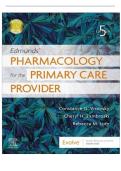 TEST BANK FOR Edmunds' Pharmacology for the Primary Care Provider 5th Edition by Constance G Visovsky &comma; Cheryl H&period; Zambroski&comma; Rebecca M&period; Lutz ISBN&colon; 978-0323661171 COMPLETE GUIDE 100 &percnt; VERIFIED A&plus; GRADE ASSURED&excl;&excl;&excl;&excl;LATEST UPDATE&excl;&excl;&excl;&excl;&excl;
