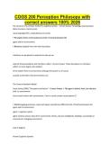 COGS 200 Perception Philosopy with correct answers 100&percnt; 2026