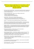 QASP Exam Study Guide Based on Competency with all Correct & 100&percnt; Verified Answers &vert;Latest Version &vert;Already Graded A&plus;