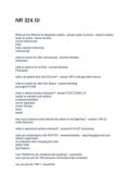 NR 324 GI&period; Questions and Answers