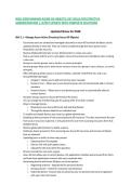 WGU D338 MANAGE AZURE AD OBJECTS&colon; KEY SKILLS FOR EFFECTIVE ADMINISTRATION &vert; LATEST UPDATE WITH COMPLETE SOLUTIONS