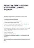 PROMETRIC EXAM QUESTIONS  WITH CORRECT VERIFIED  ANSWERS