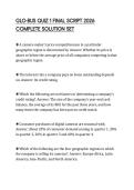 GLO-BUS QUIZ 1 FINAL SCRIPT 2026 COMPLETE SOLUTION SET