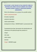 BIO 320 EXAM 1 LATEST 2026-2027 ACTUAL EXAM WITH COMPLETE  QUESTIONS AND CORRECT DETAILED ANSWERS &lpar;100&percnt; VERIFIED  ANSWERS&rpar; &vert;ALREADY GRADED A&plus;&vert; &vert;&vert;PROFESSOR VERIFIED&vert;&vert;  &vert;&vert;BRANDNEW&excl;&excl;&excl;&vert;&vert;