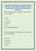 BIO 320 EXAM 2 LATEST 2026-2027 ACTUAL EXAM WITH COMPLETE  QUESTIONS AND CORRECT DETAILED ANSWERS &lpar;100&percnt; VERIFIED  ANSWERS&rpar; &vert;ALREADY GRADED A&plus;&vert; &vert;&vert;PROFESSOR VERIFIED&vert;&vert;  &vert;&vert;BRANDNEW&excl;&excl;&excl;&vert;&vert;