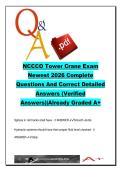 NCCCO Tower Crane Certification &lpar;NCCCO-TC-2026&rpar; Exam Prep &ndash; 400&plus; Questions on OSHA&comma; ASME B30&period;3&comma; Rigging & Safety &ndash; NCCCO