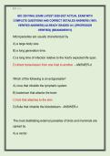 BIO 320 FINAL EXAM LATEST 2026-2027 ACTUAL EXAM WITH  COMPLETE QUESTIONS AND CORRECT DETAILED ANSWERS &lpar;100&percnt;  VERIFIED ANSWERS&rpar; &vert;ALREADY GRADED A&plus;&vert; &vert;&vert;PROFESSOR  VERIFIED&vert;&vert; &vert;&vert;BRANDNEW&excl;&excl;&excl;&vert;&vert; 
