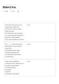 EXAM 2 H&period;A&period; Questions and Correct Verified Answers &period;