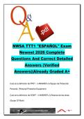 NWSA TTT1 Espa&ntilde;ol Examen 120 Preguntas Seguridad Torres PPE RF Q&A 2026