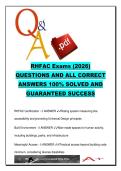 RHFAC Accessibility Certification Exam 120 Questions Universal Design Disability Access Q&A 2026