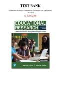 Test Bank for Educational Research&colon; Competencies for Analysis and Applications&comma; 13th edition by Geoffrey  Mills&comma; Chapter 1-24 &vert; All Chapters