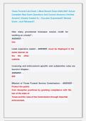 Texas Funeral Law Exam &vert;&vert; Most Recent Exam 2026-2027 Actual  Complete Real Exam Questions And Correct Answers &lpar;Verified  Answer&rpar; Already Graded A&plus; &vert; Success Guaranteed&excl;&excl; Newest  Exam &vert; Just Released&excl;&excl; 