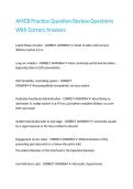 AMCB Practice Question Review Questions With Correct Answers