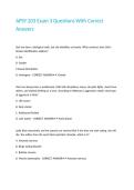 APSY 203 Exam 3 Questions With Correct Answers