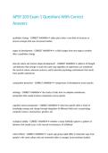 APSY 203 Exam 1 Questions With Correct Answers