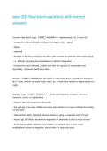 apsy 203 final exam questions with correct answers