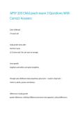 APSY 203 Child psych exam 3 Questions With Correct Answers