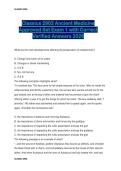 Classics 2902 Ancient Medicine  Approved Set Exam 1 with Correct  Verified Answers 2026 