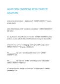 AUMT EXAM QUESTIONS WITH COMPLETE SOLUTIONS