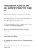 GUARD CARD FINAL ACTUAL TEST PAPER 2026 QUESTIONS WITH SOLUTIONS GRADED A&plus;