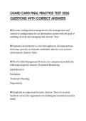 GUARD CARD FINAL PRACTICE TEST 2026 QUESTIONS WITH CORRECT ANSWERS
