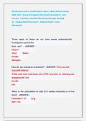 Xactimate Level 2 Certification Exam &vert;&vert; Most Recent Exam  2026-2027 Actual Complete Real Exam Questions  And            Correct  Answers &lpar;Verified Answers&rpar; Already Graded                     A&plus; &vert; Guaranteed Success&excl;&excl; &vert; Newest Exam &vert; Just                  
