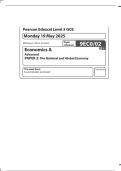BEST PACKAGE DEAL FOR MERGED QUESTION PAPERS AND MARK SCHEMES 2025 Pearson Edexcel GCE A LevelIn Economics A &lpar;9EC0&rpar;Paper 1&comma; 2&comma; 3 AND  &lpar;8EC0&rpar;Paper 1&comma; 2