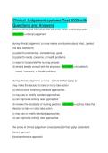 Clinical Judgement systems Test 2025 with  Questions and Answers 