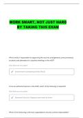 NISP IS105&period;16 VISITS AND MEETINGS QUESTIONS AND CORRECT ANSWERS