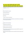 Pro Tools 210P EXAM 2026-2027 LATEST UPDATED VERSION QUESTIONS AND ANSWERS &period;