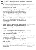 ATI PN Pediatrics Proctored Exam 2023 Study Guide &ndash; Practice Questions & Rationales