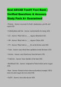 Real ASVAB Test&excl;&excl;&excl; Test Bank &vert; Verified Questions & Answers Study Pack A&plus; Guaranteed